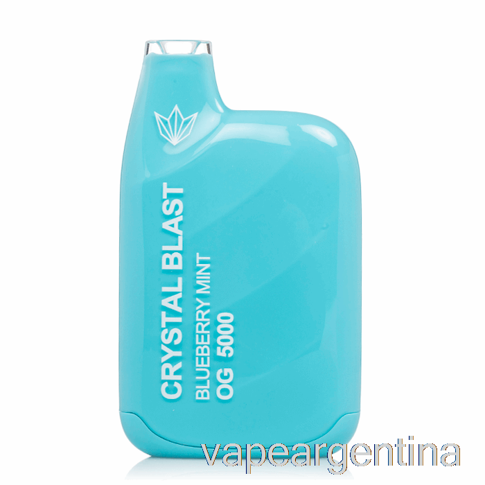 Vaporizador Desechable Crystal Blast Og5000 Blueberry Mint Argentina